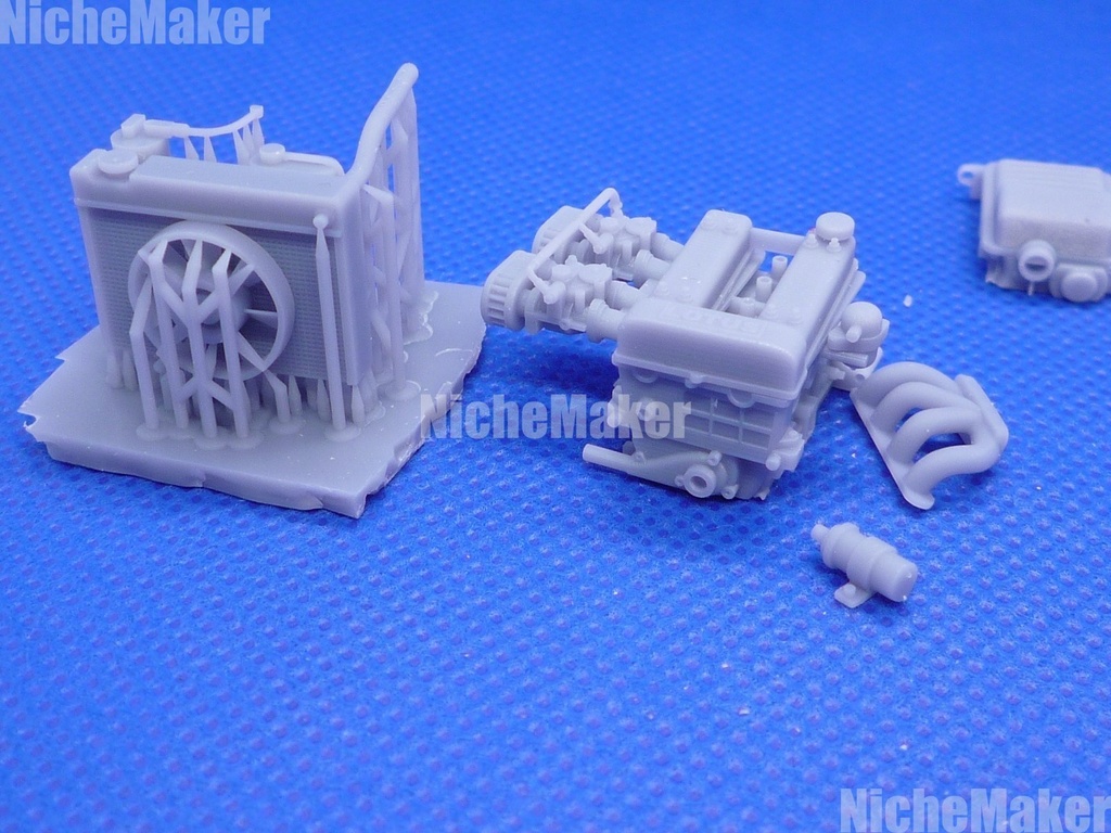 1/24 グンゼ産業 ロータス・エランS3 対応 ツインカムエンジンキット