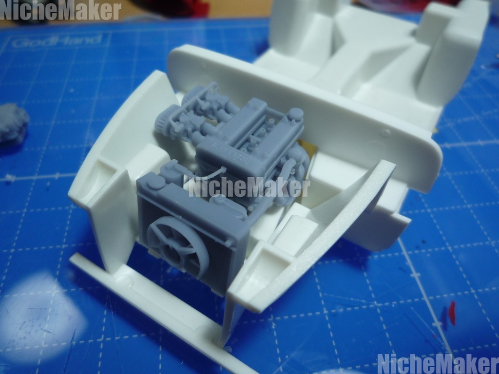 1/24 グンゼ産業 ロータス・エランS3 対応 ツインカムエンジンキット