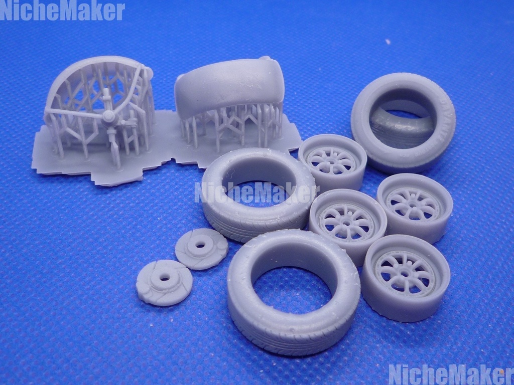 1/24　タミヤ　ロータス・スーパーセブン専用　ぽん付けサイクルフェンダーキット