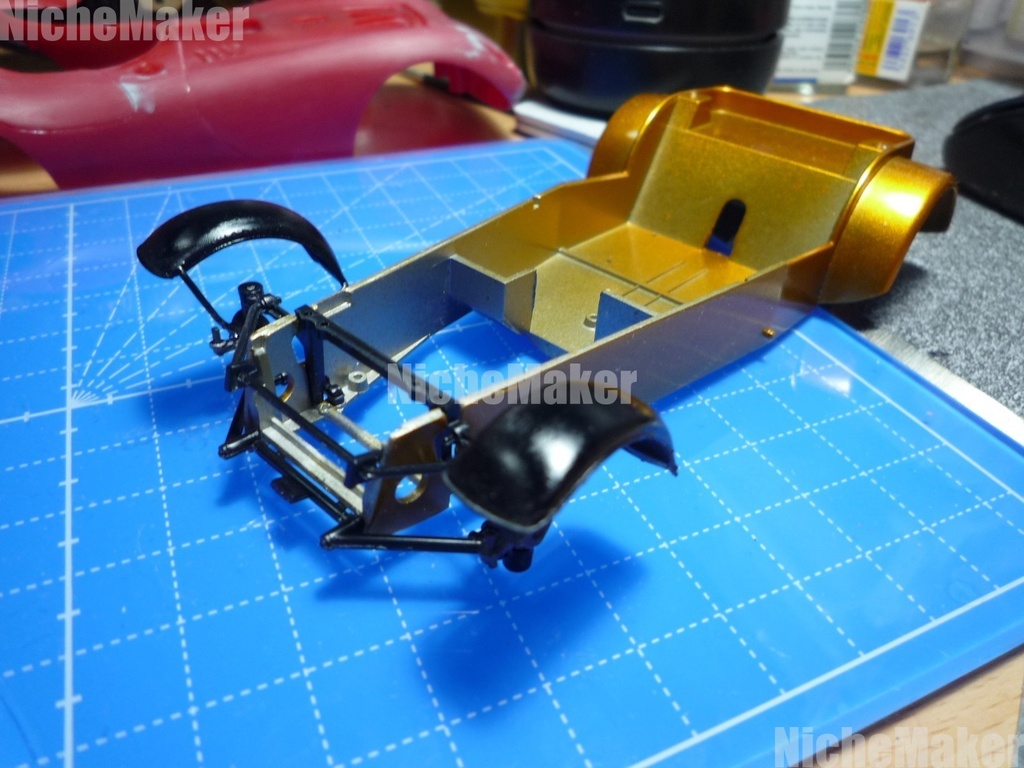 1/24 タミヤ ロータス・スーパーセブン専用 ぽん付けサイクルフェンダーキット