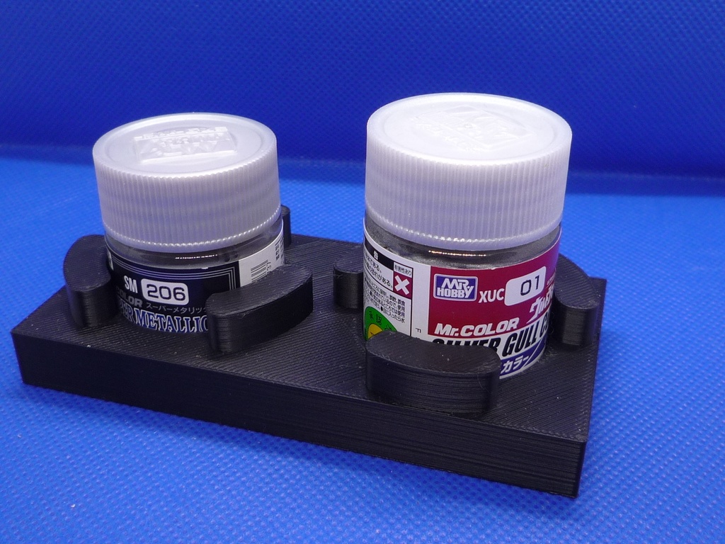 クレオス塗料瓶対応 転倒防止ホルダー