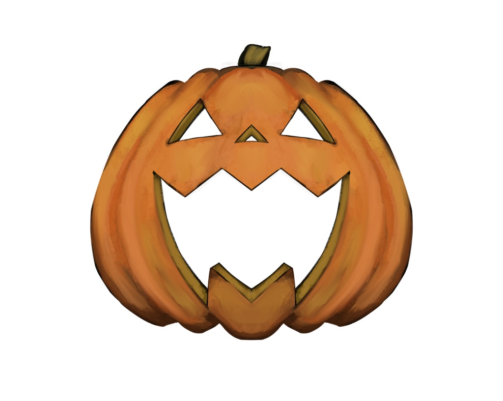 ハロウィン素材!VTuber向けかぼちゃの被り物🎃