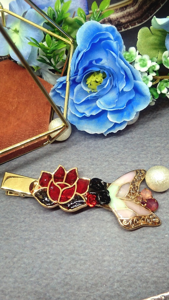 鬼滅の刃 童磨・しのぶイメージヘアクリップ