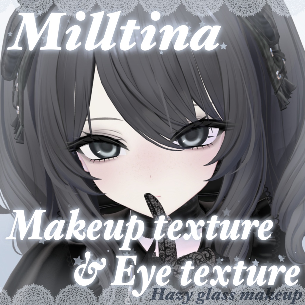 【Milltina】MakeUp&EyeTexture★HazyGlass