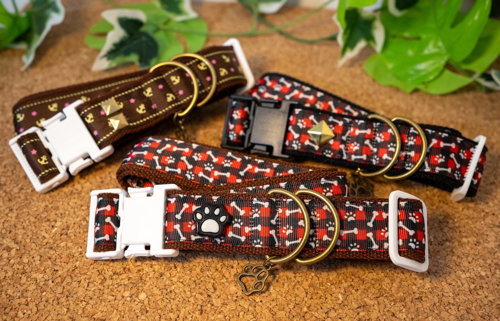 着ぐるみ用首輪【黒/茶色系】