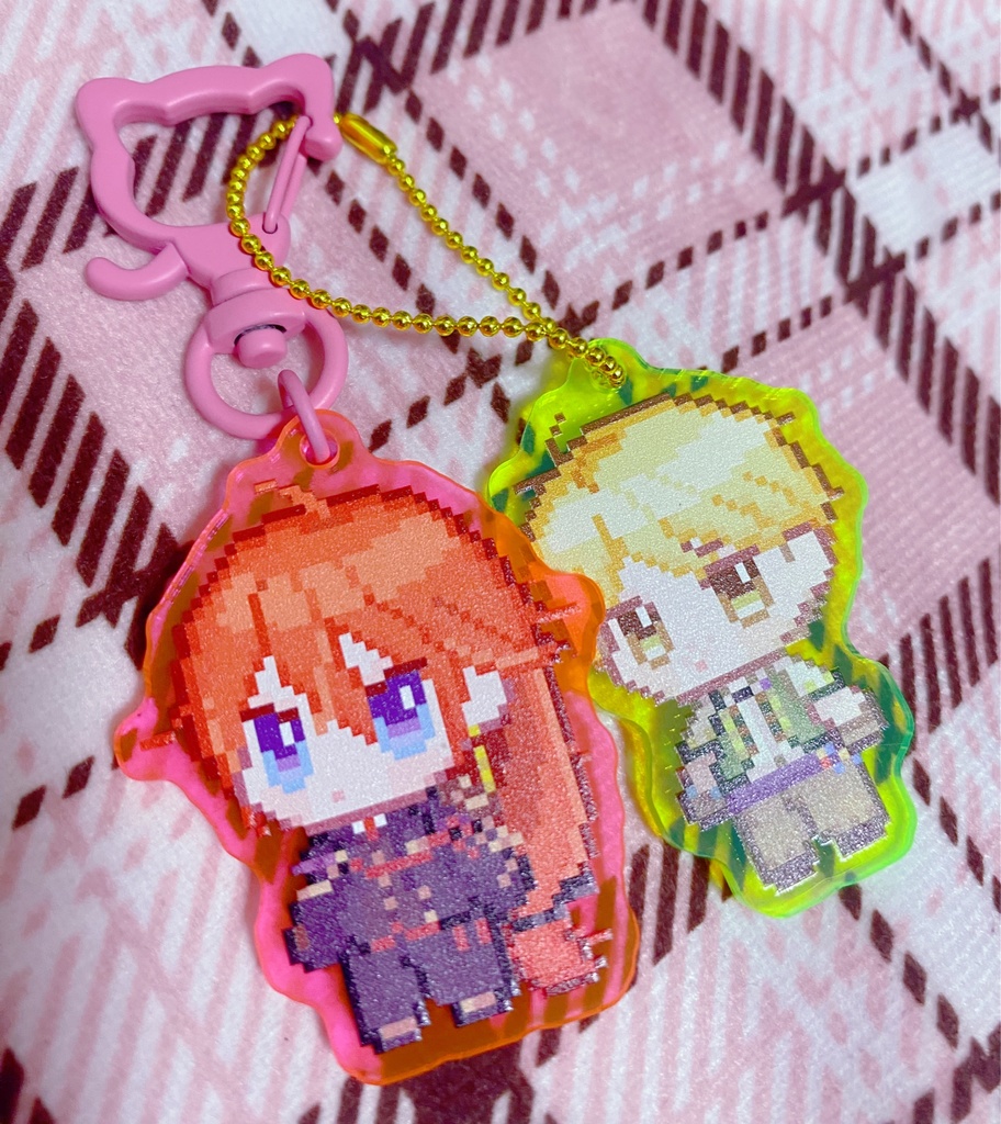 ディーン＆キース クリアアクリルキーホルダー