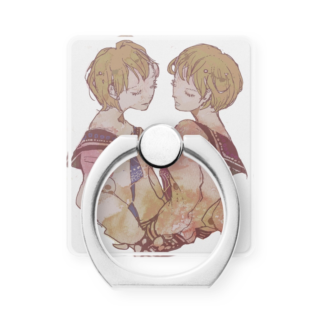 双子スマホリング