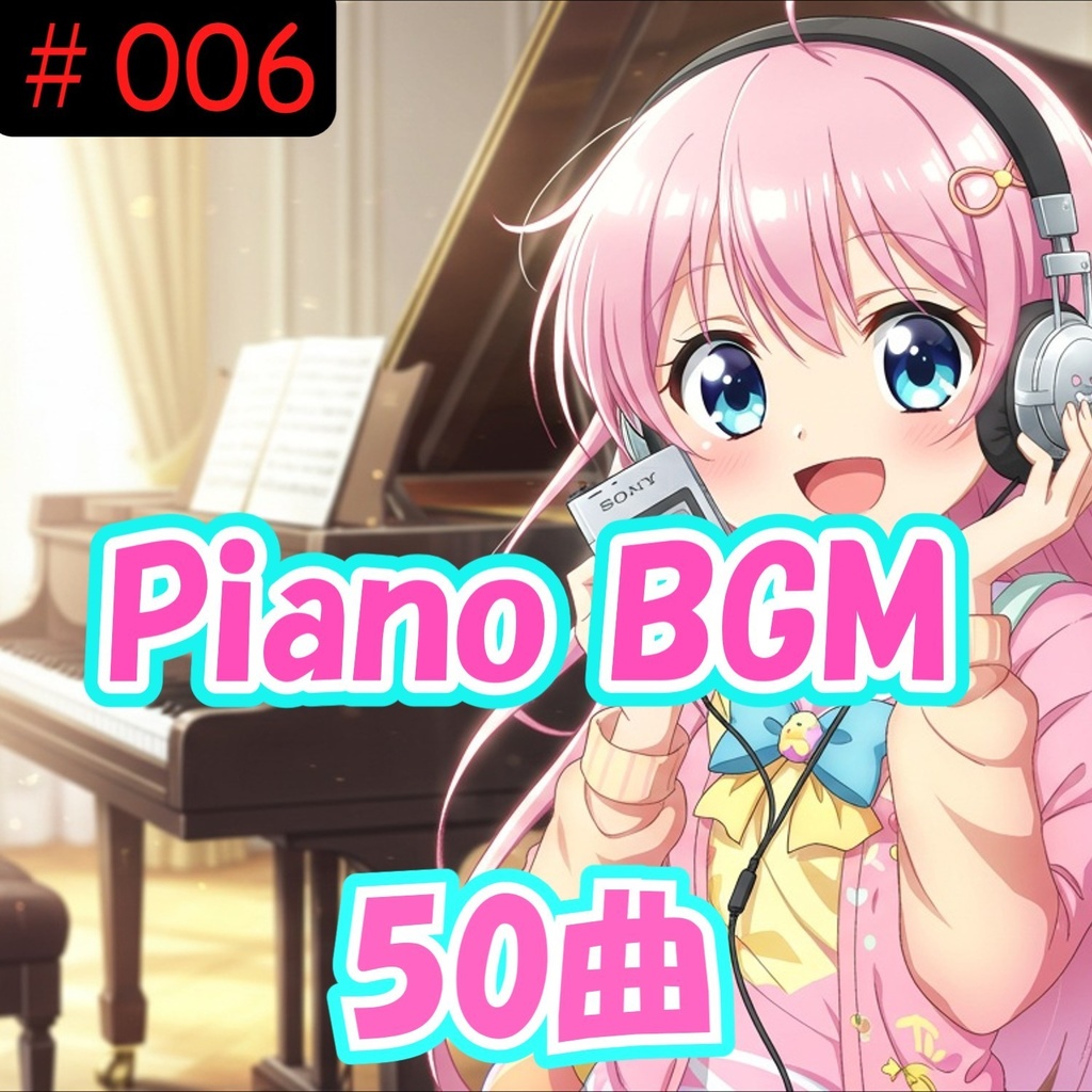 006 J-Pop系pianoインストロメンタルBGM 50曲【著作権フリー音源/BGM/ロイヤリティーフリー】