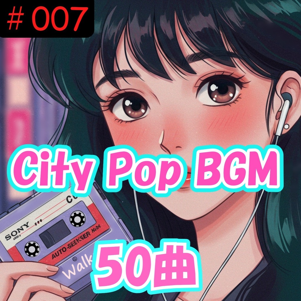 007 80年代シティーポップ系BGM 50曲【著作権フリー音源/BGM/ロイヤリティーフリー】