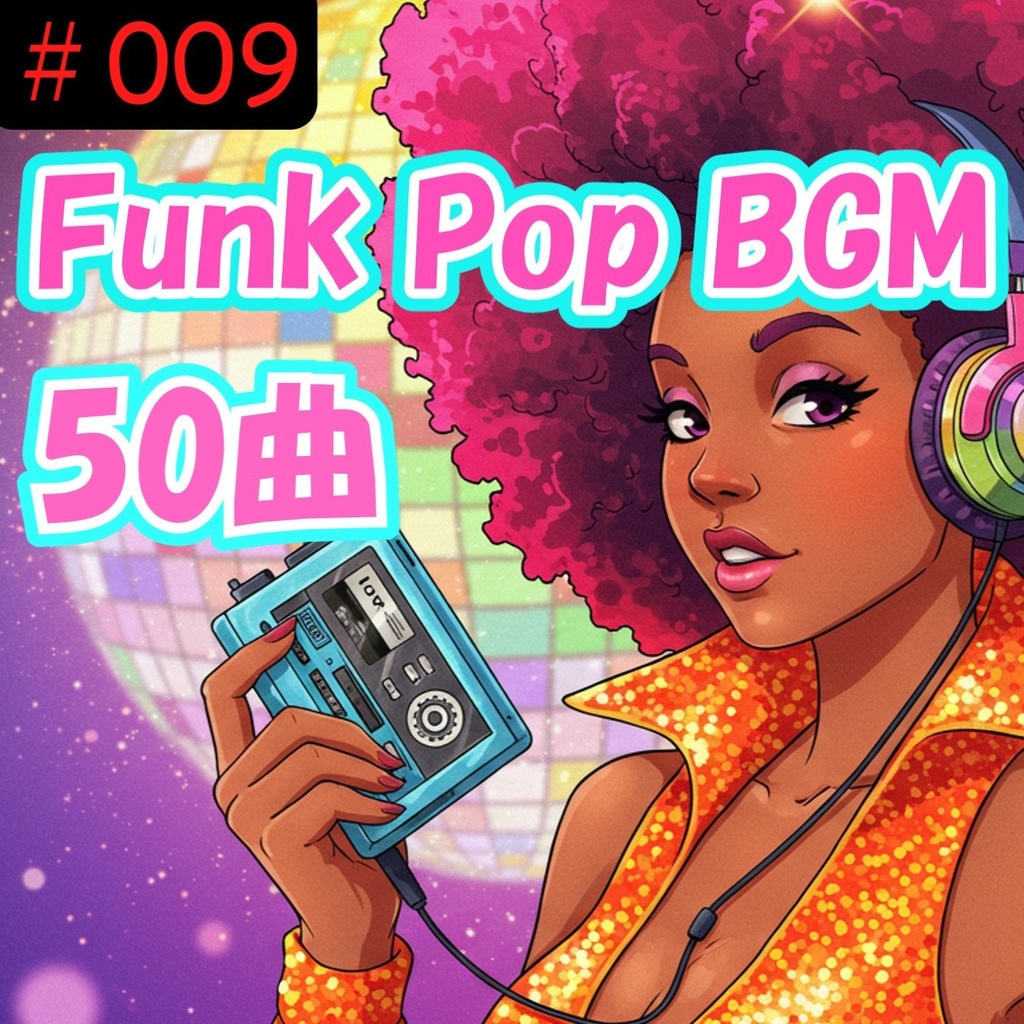 009 FUNK POP Instrumental BGM 50曲【著作権フリー音源/BGM/ロイヤリティーフリー】