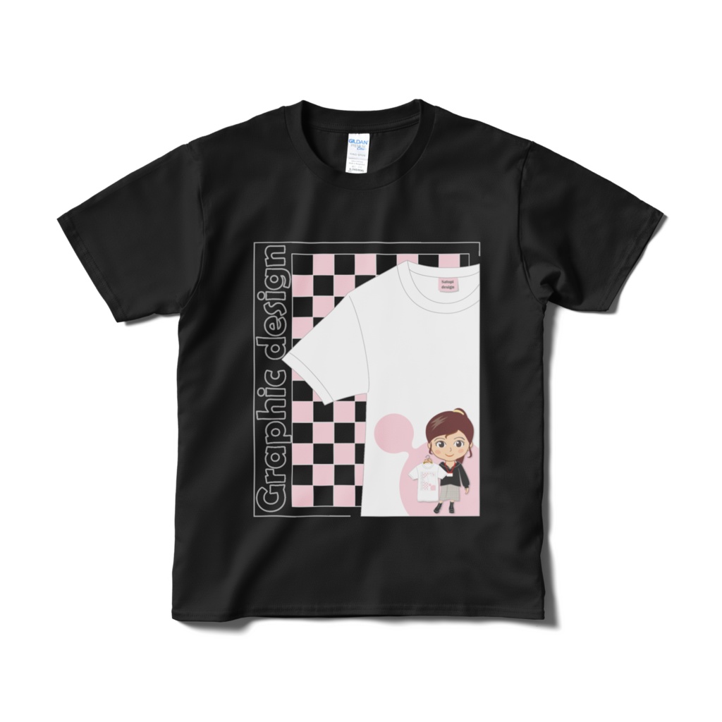 SanakoTシャツ・ブラック