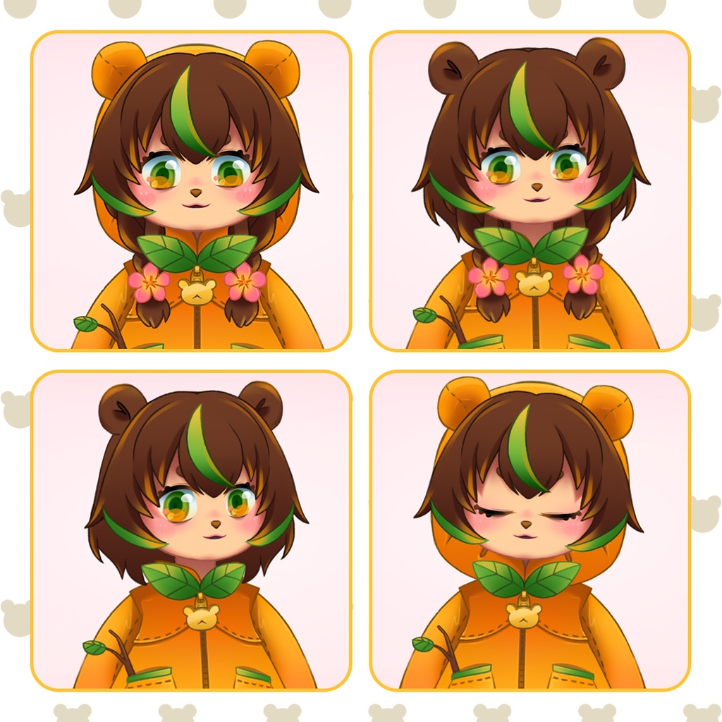 【live2d モデル】Brown Bear VTS