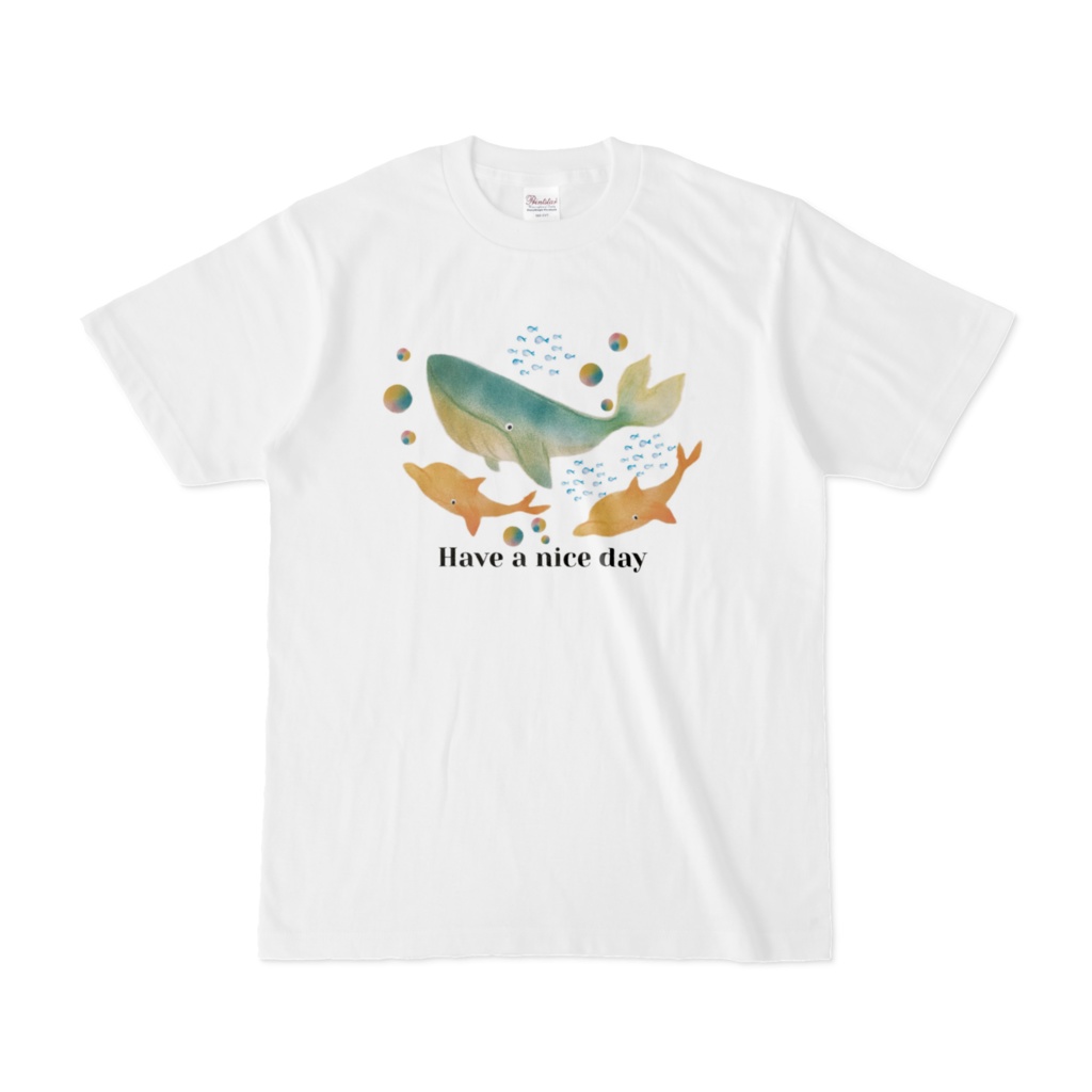 Have a nice dayTシャツ白