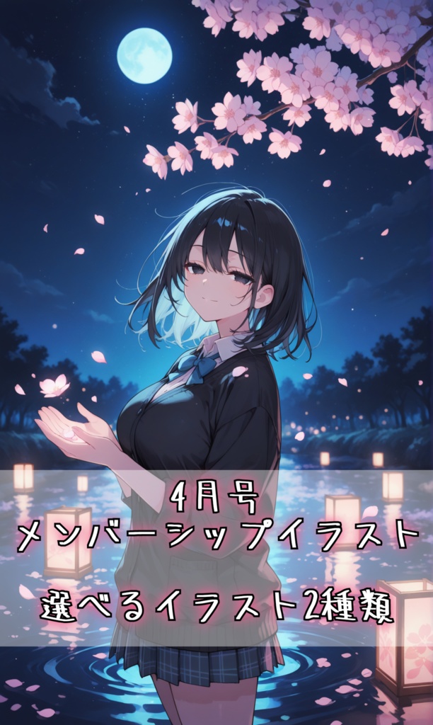 4月号 選べるメンバーシップイラスト2種類