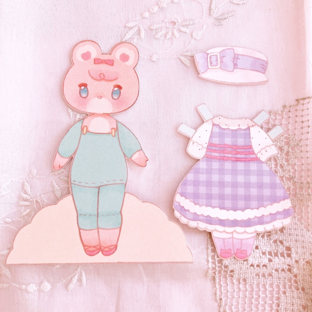 きせかえメッセージカード(おようふく)