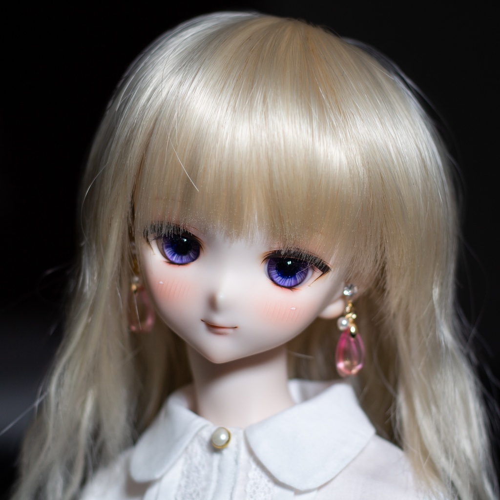 桜の花弁のドール用イヤリング