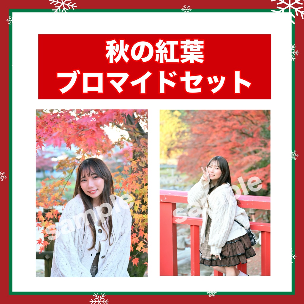 秋の紅葉ブロマイドセット