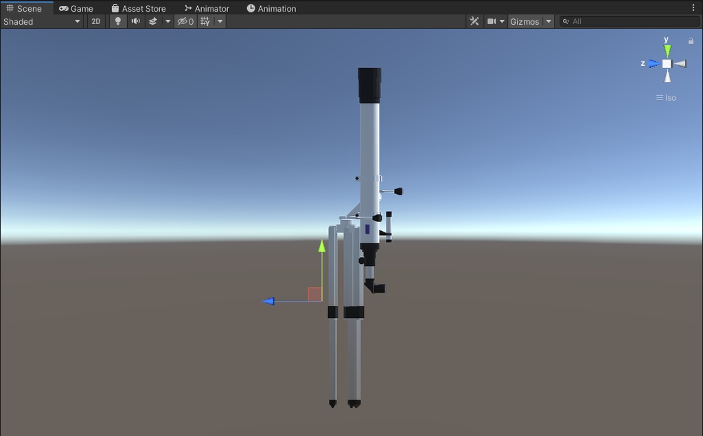 天体望遠鏡 屈折式70mm鏡筒&経緯台