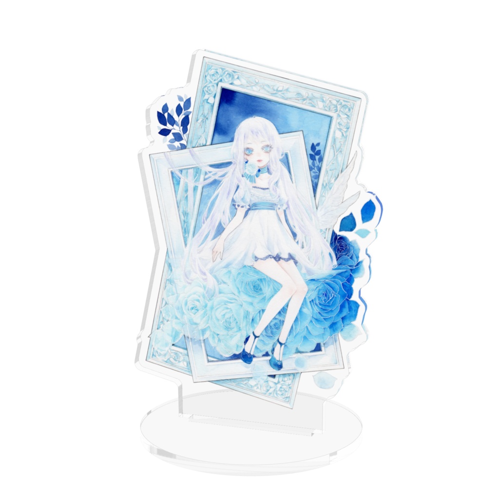 アクリルフィギュア「蒼の花飾り」