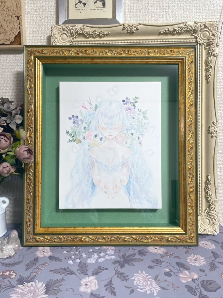 原画「フィオーラ」額縁有り