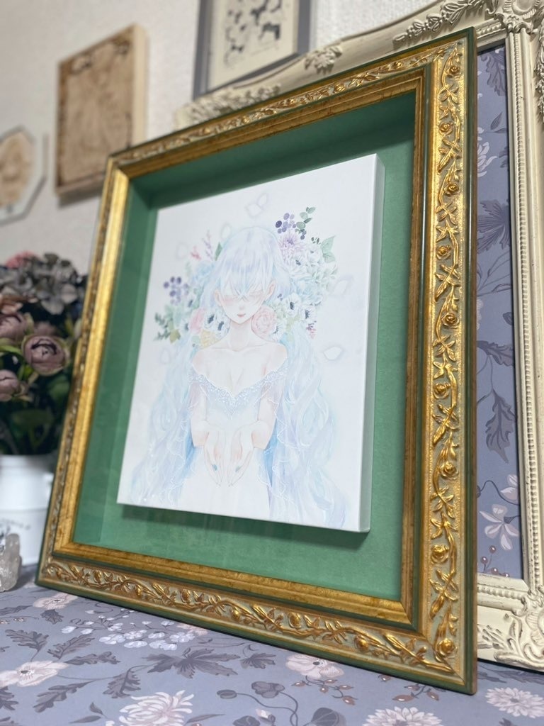 原画「フィオーラ」額縁有り