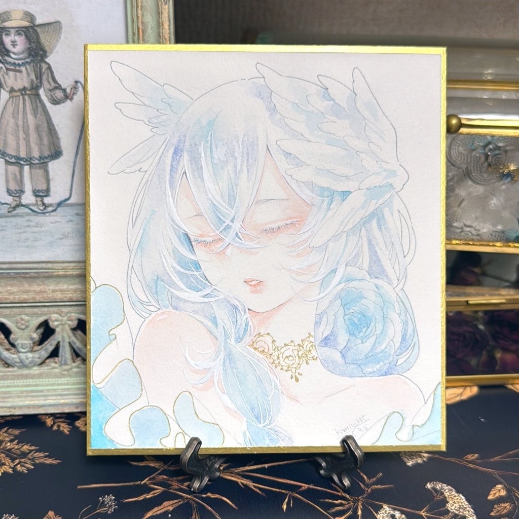 1/4色紙