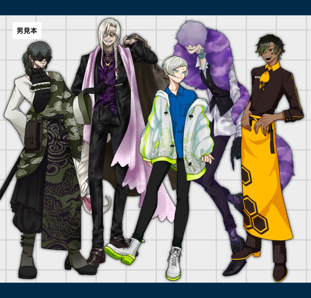 有償依頼・コミッション受付 TRPG立ち絵等