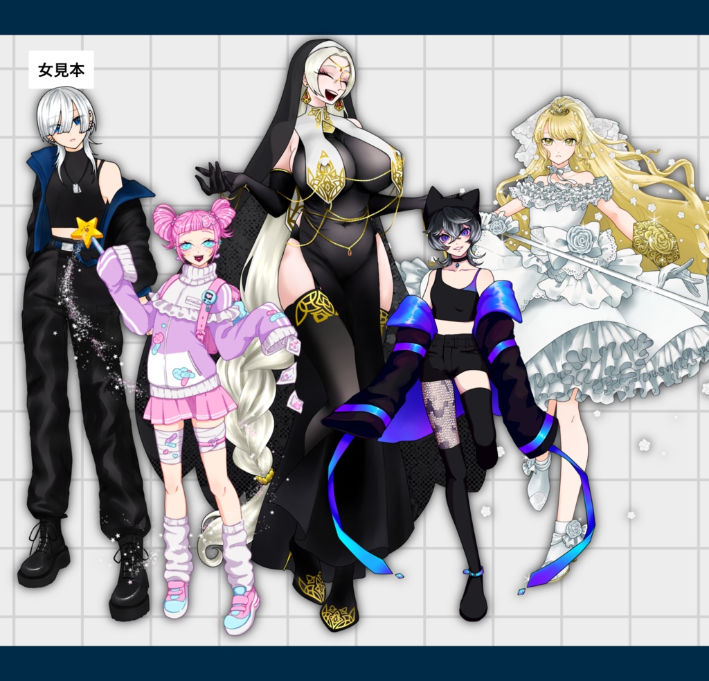 有償依頼・コミッション受付 TRPG立ち絵等