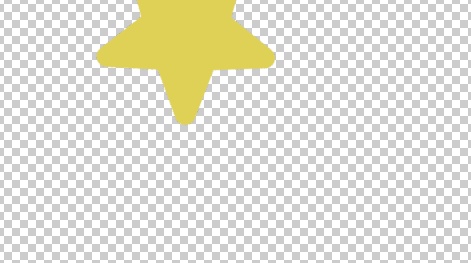 【無料サンプル】黄色い星の回転トランジション