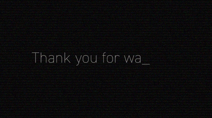 【無料サンプル】終了動画素材(ブラウン管TVっぽい)