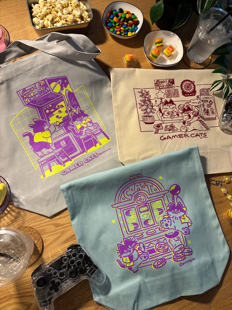 【NEW】GAMER CATS トートバッグ