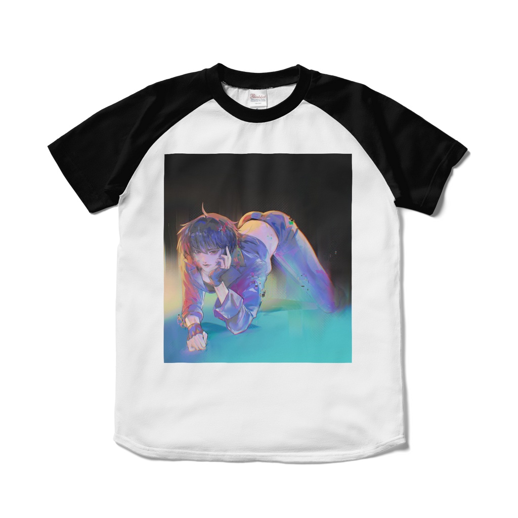 サイバーパンク女Tシャツ