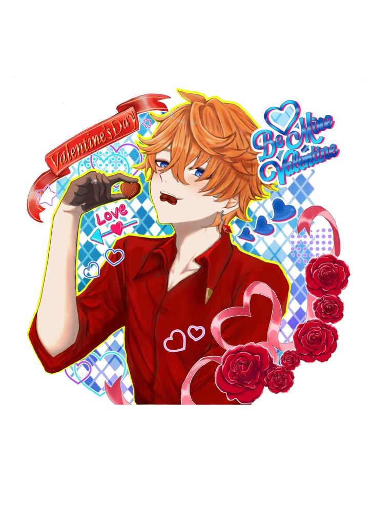 バレンタインアクリルスタンド タルタリヤ/鍾離