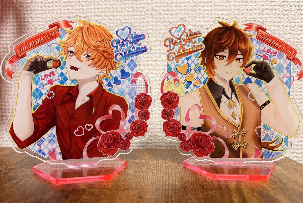 バレンタインアクリルスタンド　タルタリヤ/鍾離