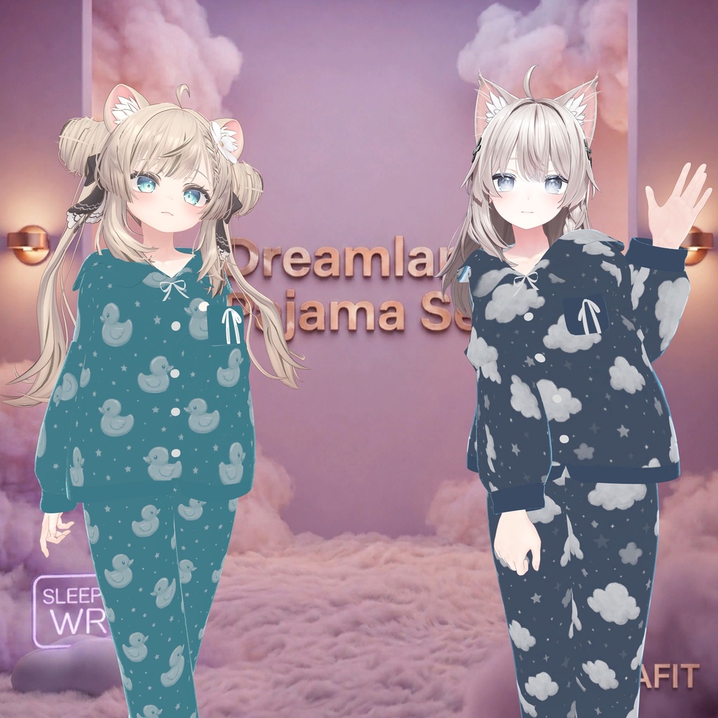 【7アバター対応】 🌙Dreamland Pajama Set 🌙