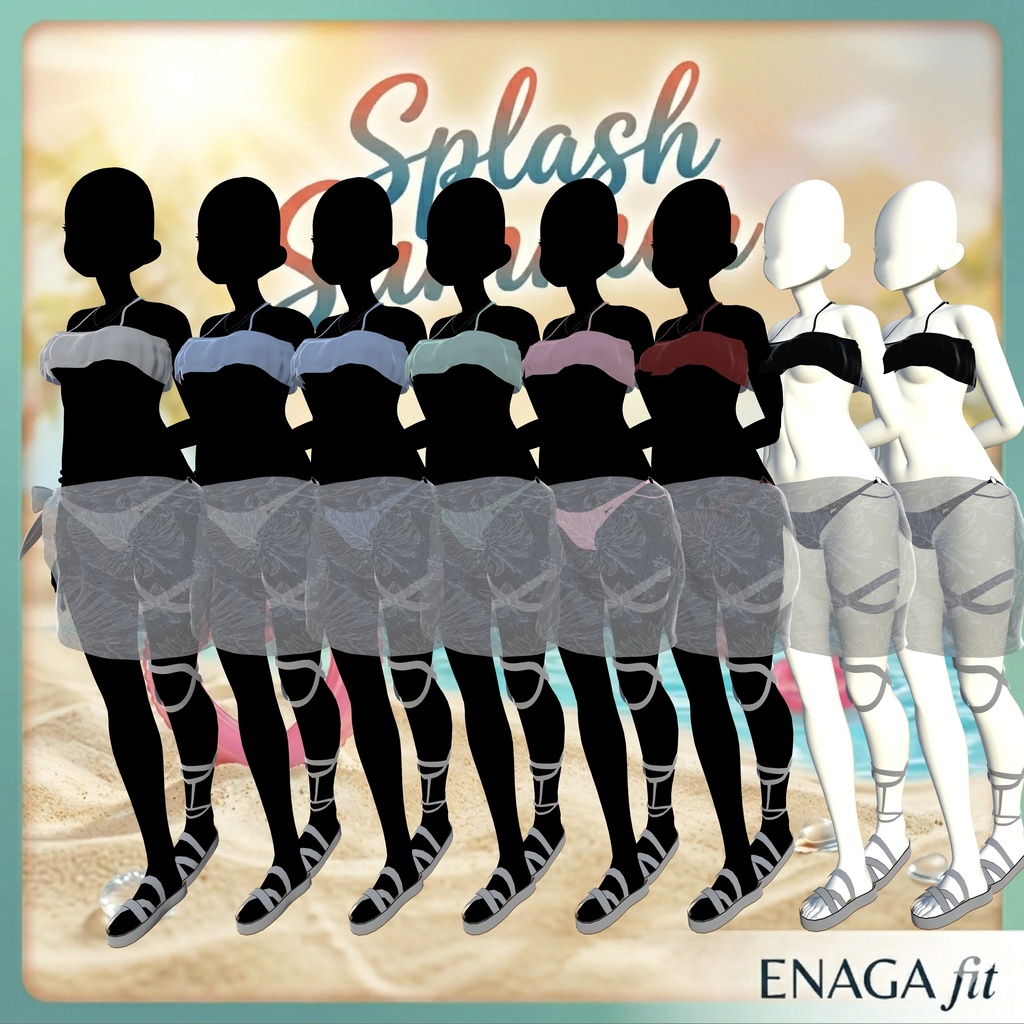 【9アバター対応】 🌊Splash Summer Set🌊