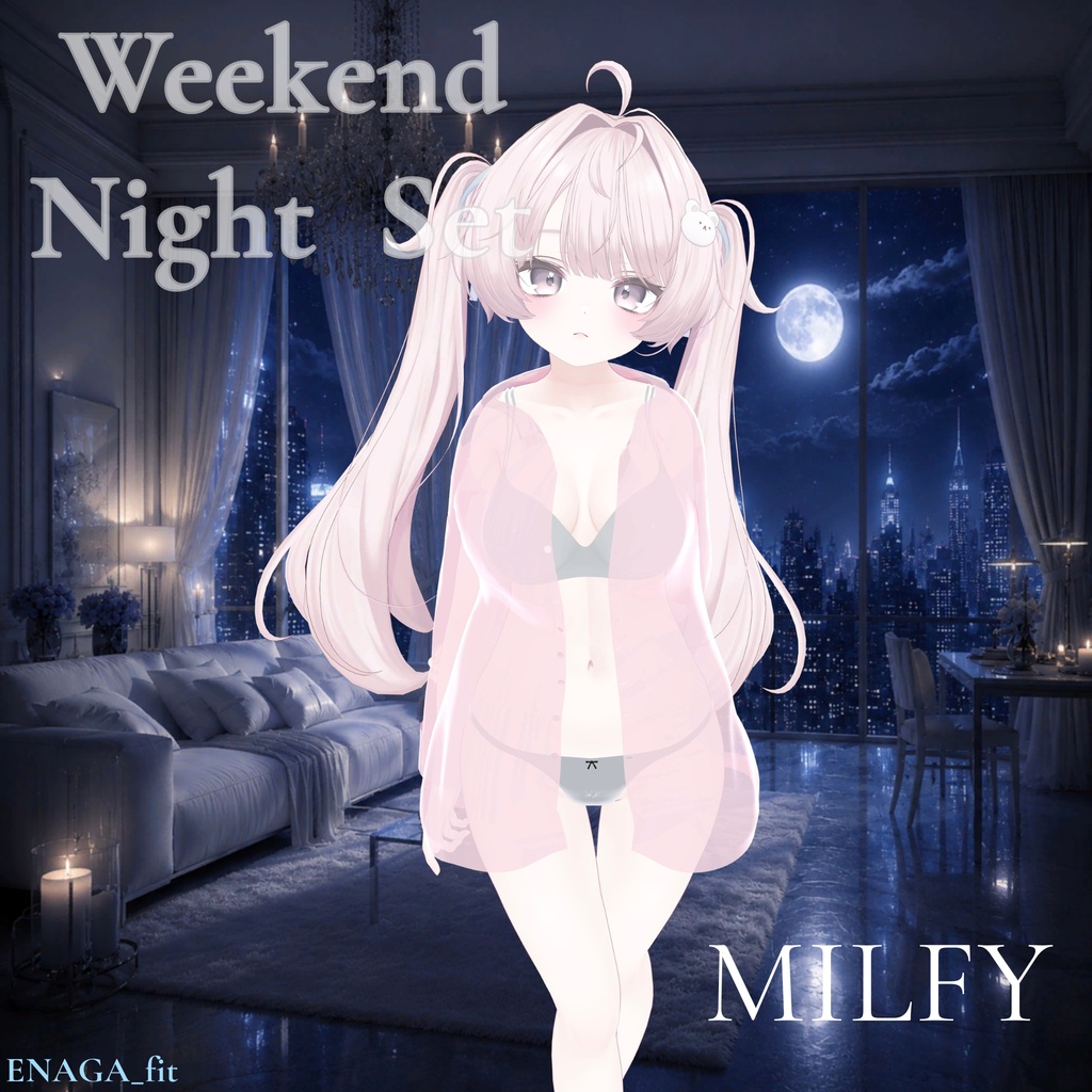 夏のセール開催中✨ 【10アバター対応】 ✨🌃ENAGA fit - Weekend Night Set🌃✨