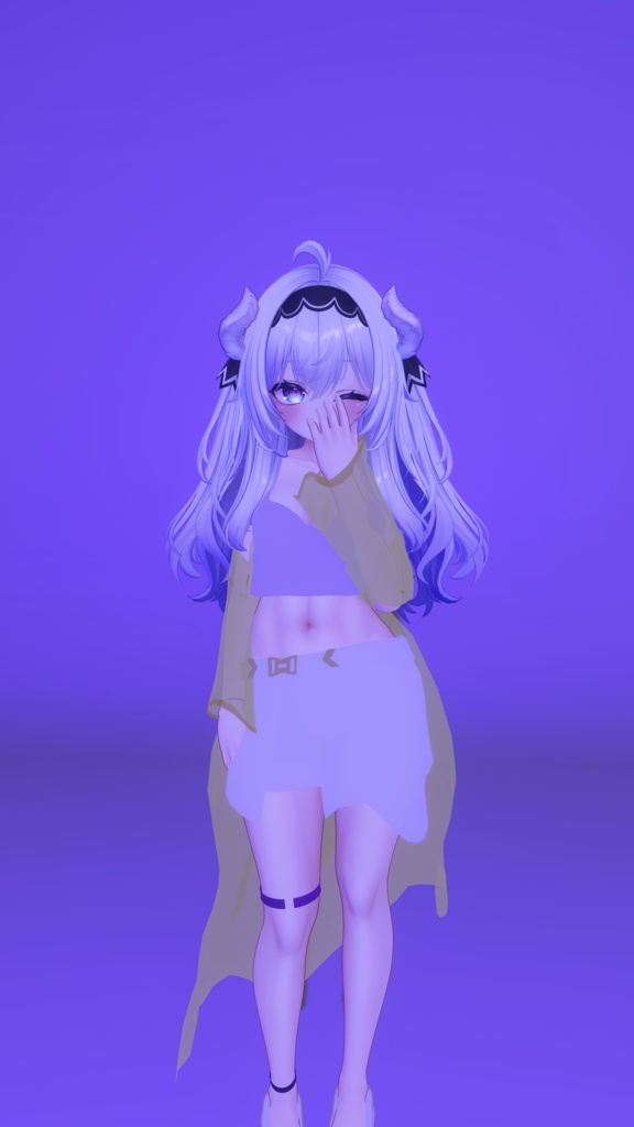 ✨ SALE【10アバター対応/50%OFF】 ✨ 🤍✨ ENAGA fit - Azure Veil Set ✨🤍
