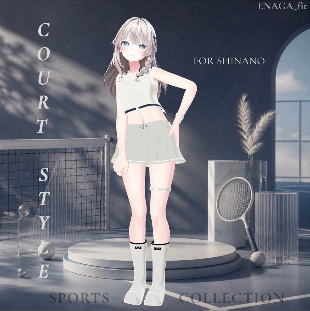 ✨ SALE 60%OFF【11アバター対応】 ✨🎾ENAGA fit - Court Style Set🎾