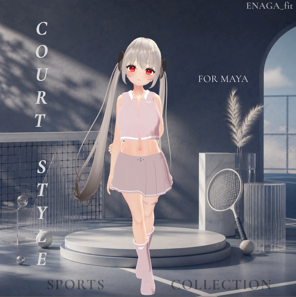 ✨ SALE 60%OFF【11アバター対応】 ✨🎾ENAGA fit - Court Style Set🎾