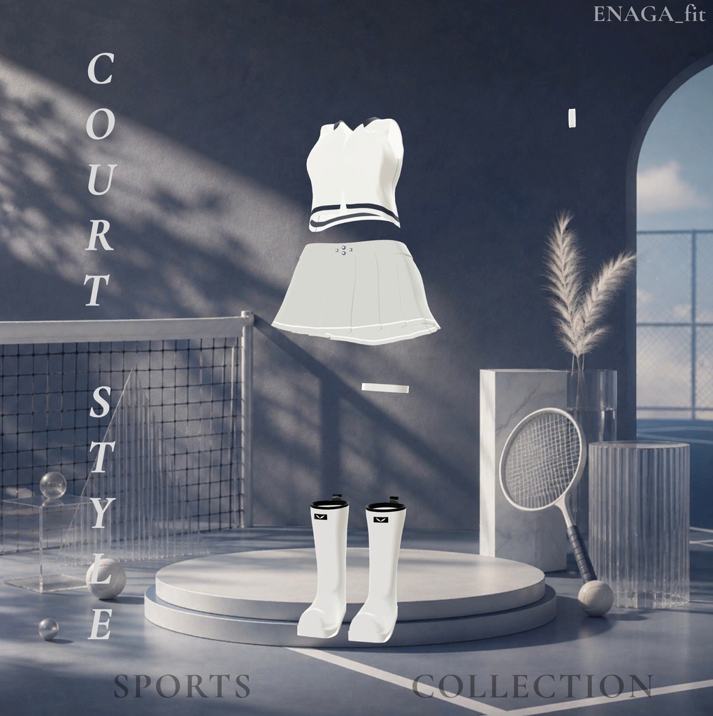 ✨ SALE 60%OFF【11アバター対応】 ✨🎾ENAGA fit - Court Style Set🎾