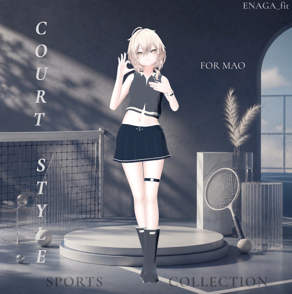 ✨ SALE 60%OFF【11アバター対応】 ✨🎾ENAGA fit - Court Style Set🎾