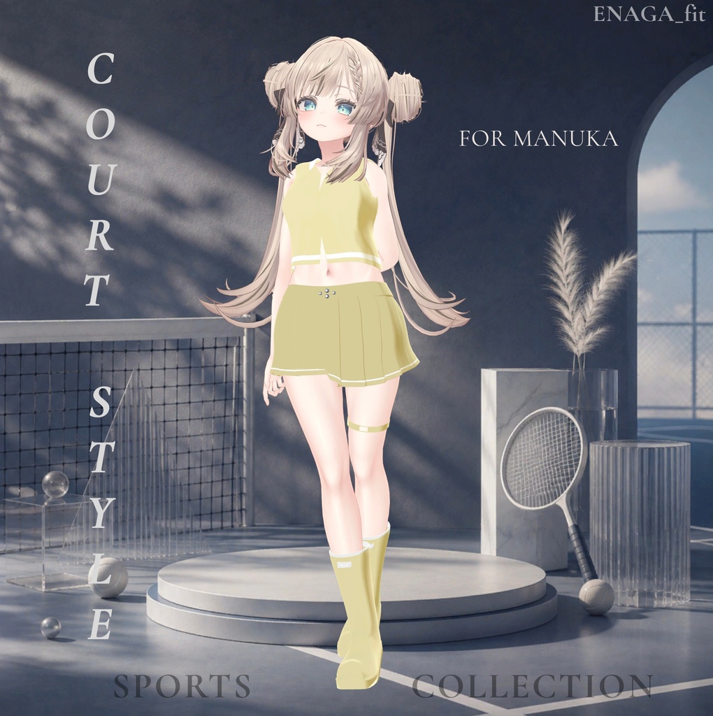 ✨ SALE 60%OFF【11アバター対応】 ✨🎾ENAGA fit - Court Style Set🎾