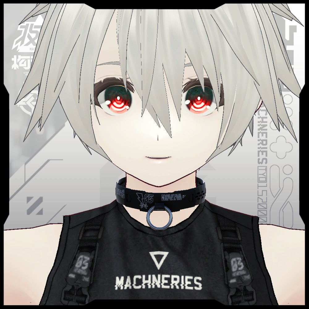 【電脳義体用装備】装甲リングチョーカーユニットmk3