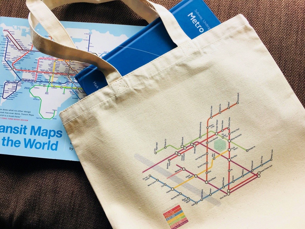 お笑い路線図トートバック2018