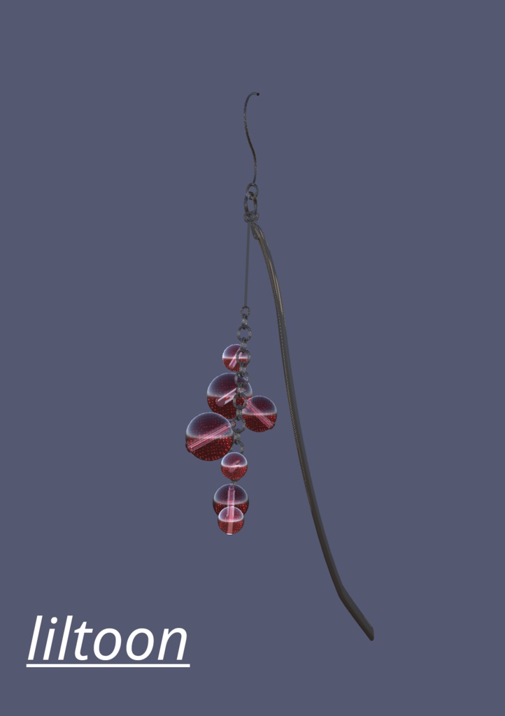 【無料】スグリのイヤリング/currant earring