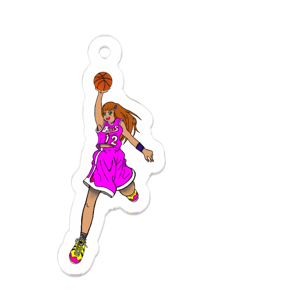 夢河すずは(バスケ)キーホルダー