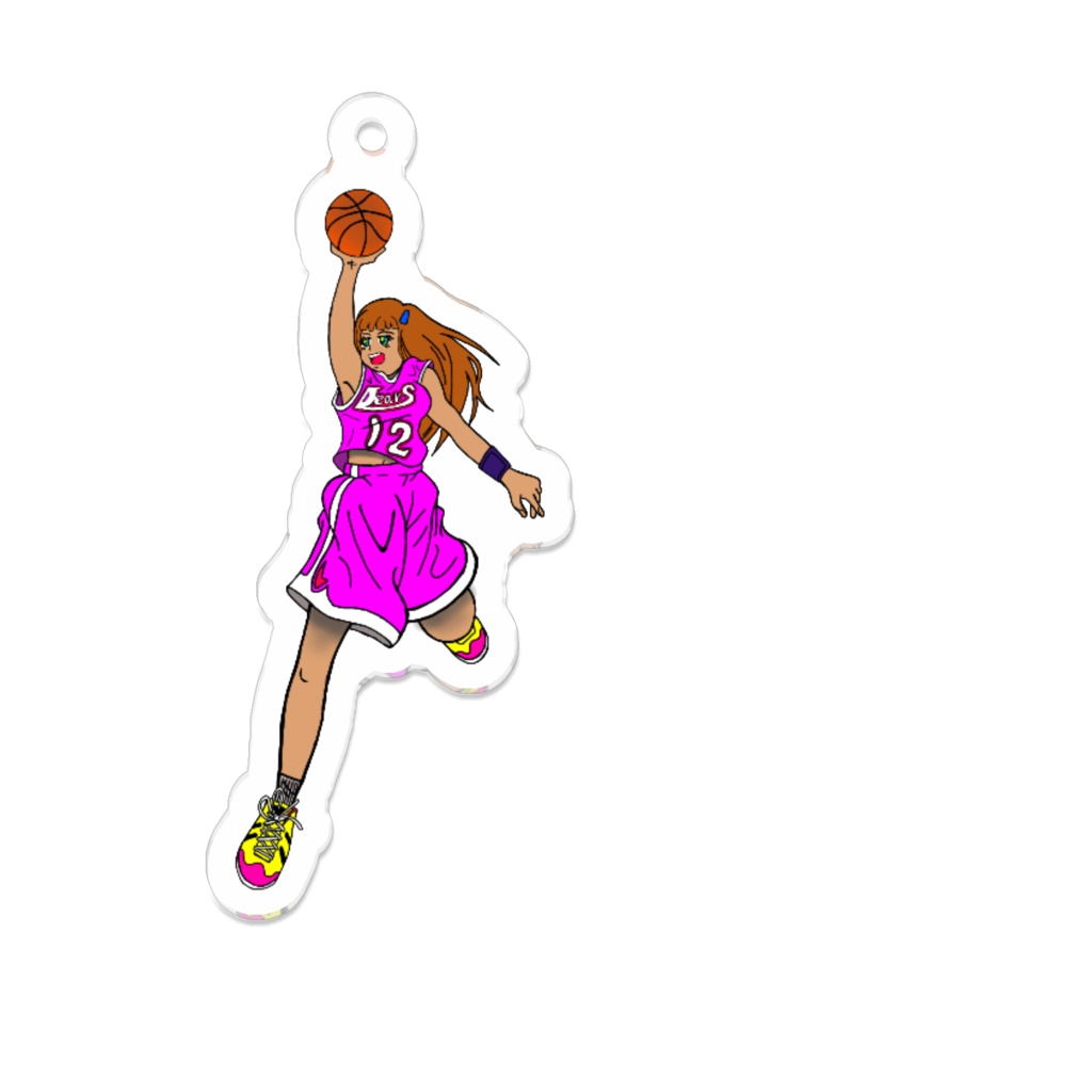 夢河すずは(バスケ)キーホルダー