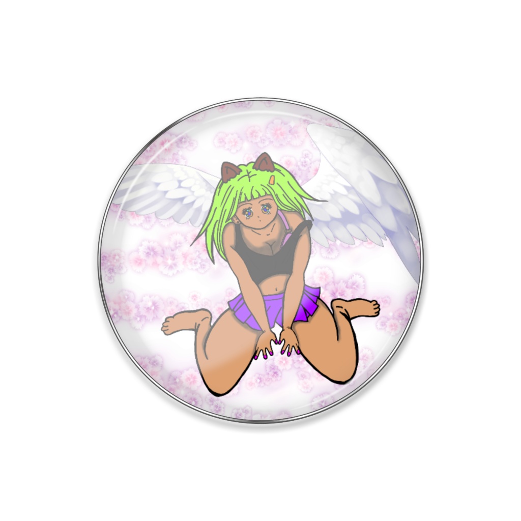 夢河すずは(天使)ピンバッジ