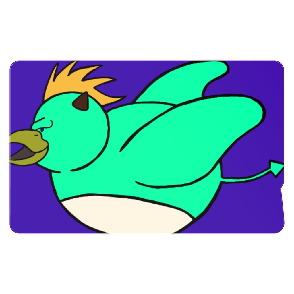 ペギおくん(オリジナル)ICカ-ドステッカー